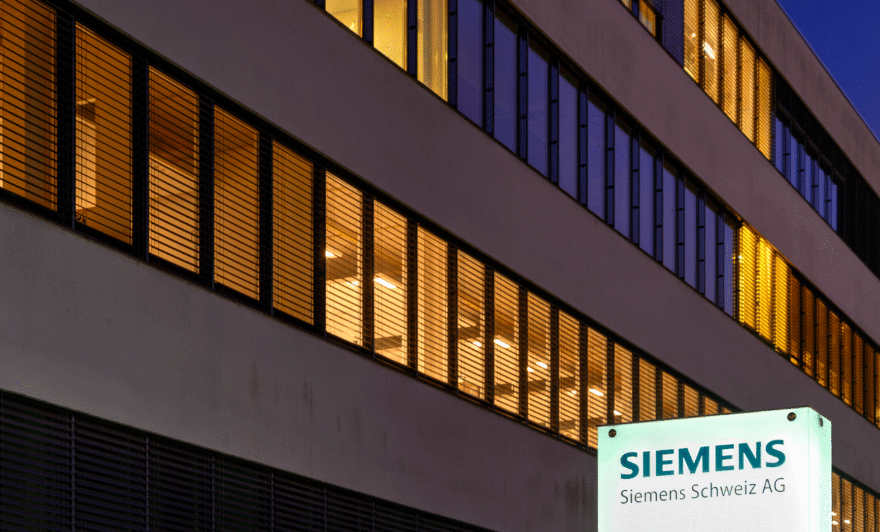 Aussenansicht Siemens Schweiz AG