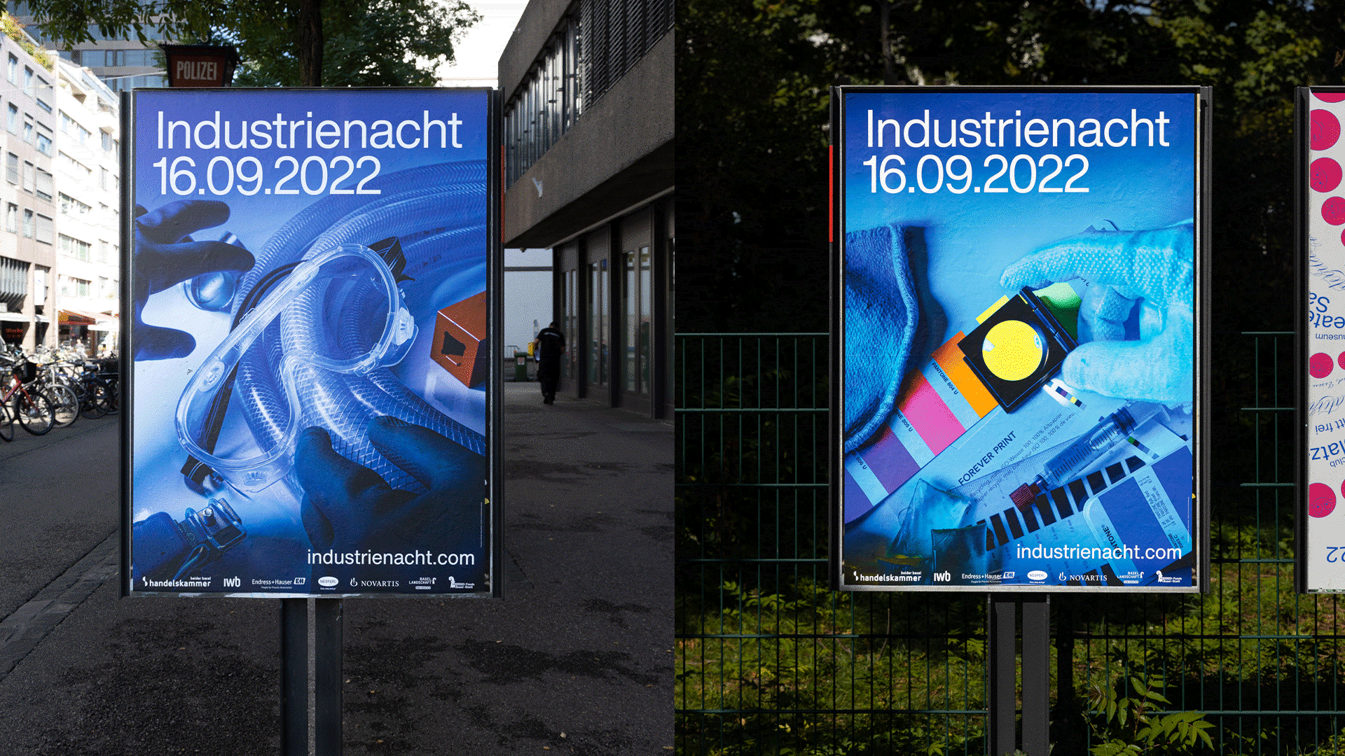 Industrienacht Regio Basel Plakatkampagne 2022